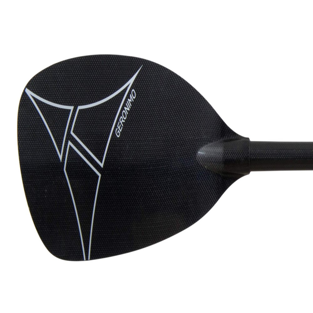 Adventure Technology at Geronimo Carbon Straight Whitewater Kayak Paddle, 191cm/One Size, Black