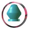 Pyramid Path Rising Bowling Ball (Black/Hot Pink, 11lb) view 3