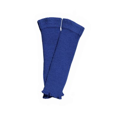 100% merino wool LEG WARMERS baby newborn girl boy unisex knit knitted sling (M, Sky blue)