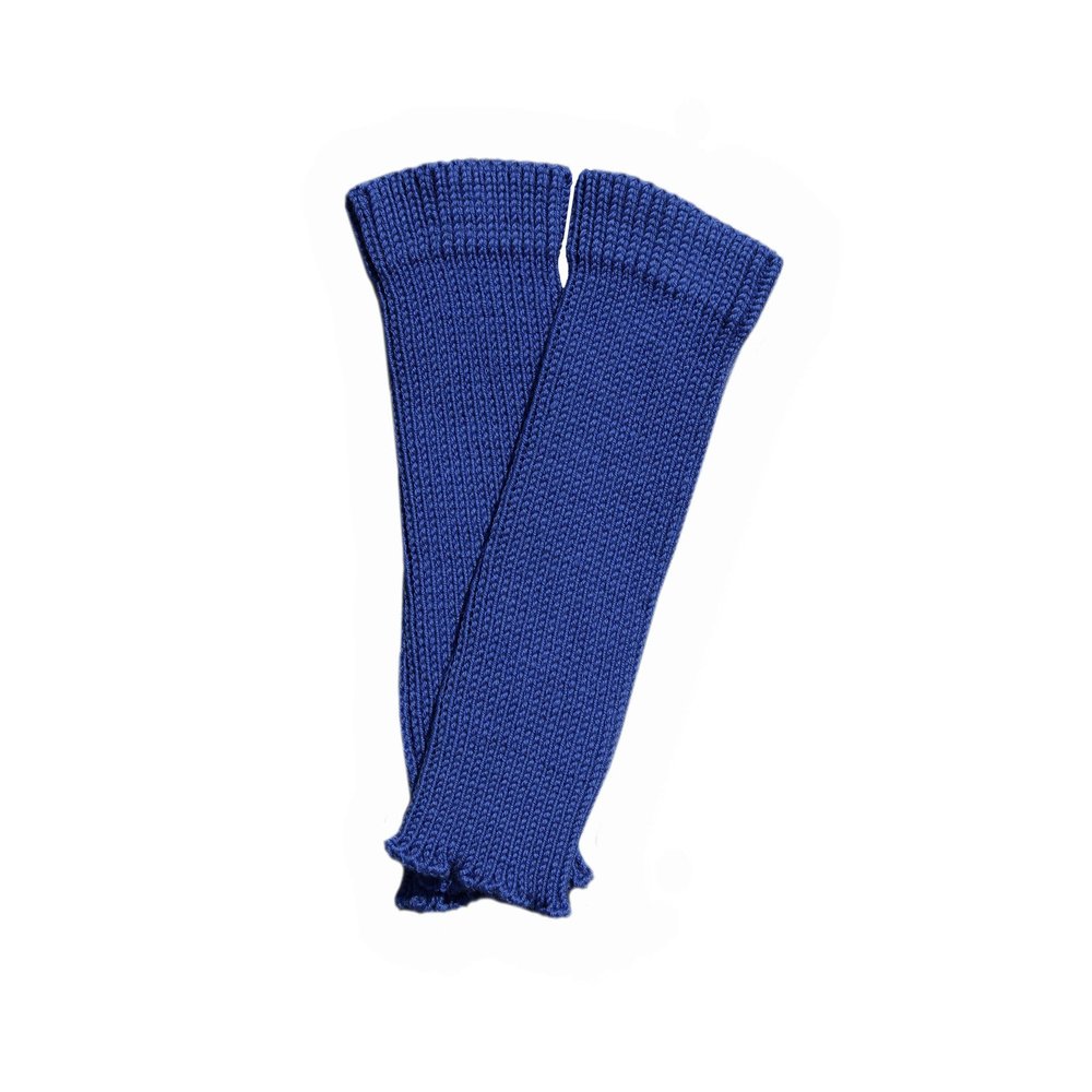100% merino wool LEG WARMERS baby newborn girl boy unisex knit knitted sling (M, Sky blue)