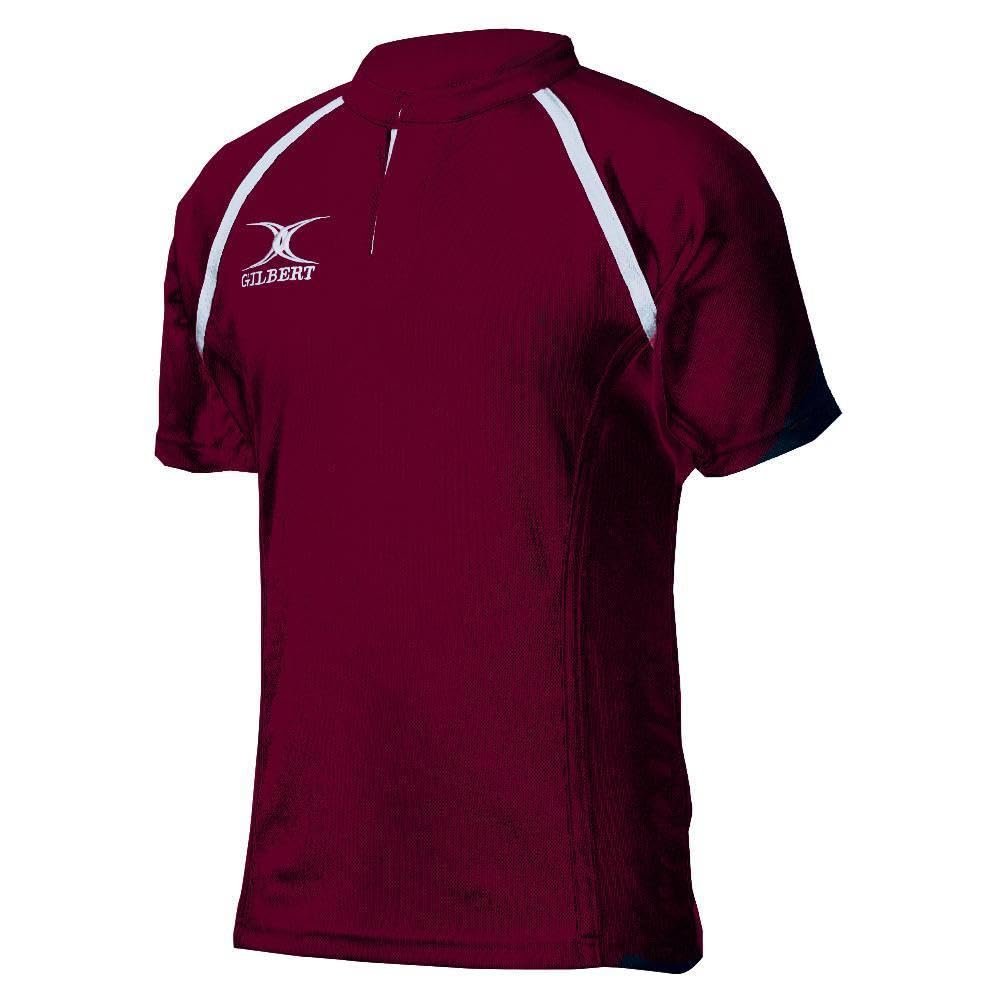 Gilbert Xact II Rugby Jersey Maroon