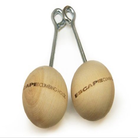 Escape Climbing 3 Wood Power Ball Pack | Durable Training Tool for Grip Strength and Conditioning | Rock Climbing and Bouldering | Premium Workout for Health and Fitness