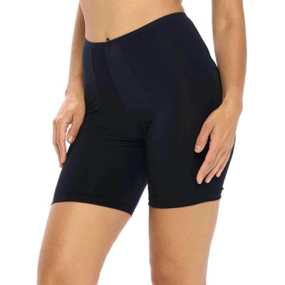 Undersummers Classic Shortlette, Plus Size Slip Shorts for Women Under Dress, Thigh Anti Chafing Shorts Women, Undergarments for Dresses (XL, Black)