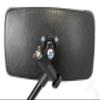 attwood 13066-7 Universal Adjustable Clamp-On Water Ski Rear View Boat Mirror, Black view 2