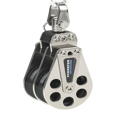 Schaefer Double 5 Series Block with Aluminum Cheeks and Delrin Plain Bearing Sheave