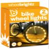 Brightz WheelBrightz 2-Pack Bike Wheel Lights, Gold - LED Bike Lights for Tires - Bike Lighting Parts & Accessories - Outdoor Summer Fun for Boys and Girls view 1