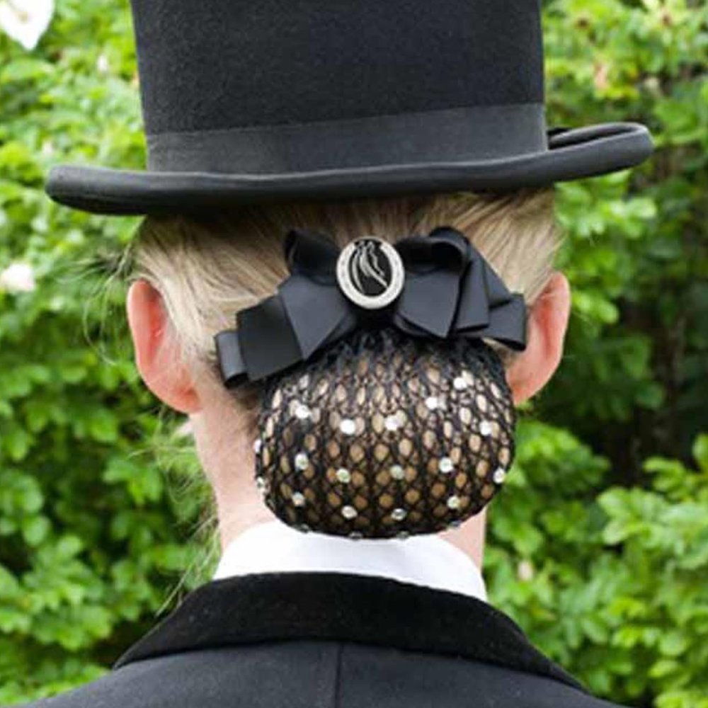 EKKIA (Ekia) 4044879412867 Horse Riding Equipment HAIRNET W/Stones & Brooch 901041286, oner Size, Other