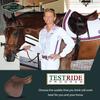 Henri de Rivel Carmel Covered Close Contact Jumping Saddle - Havana - 17.5 - Wide view 3
