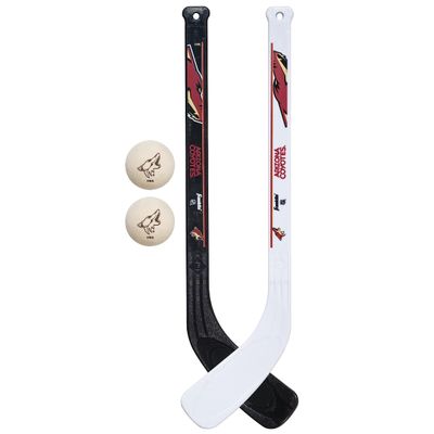 Franklin Sports NHL Arizona Coyotes Mini Hockey 2 Piece Player Stick Set
