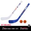 Franklin Sports NHL New York Islanders Mini Hockey 2 Piece Player Stick Set view 2