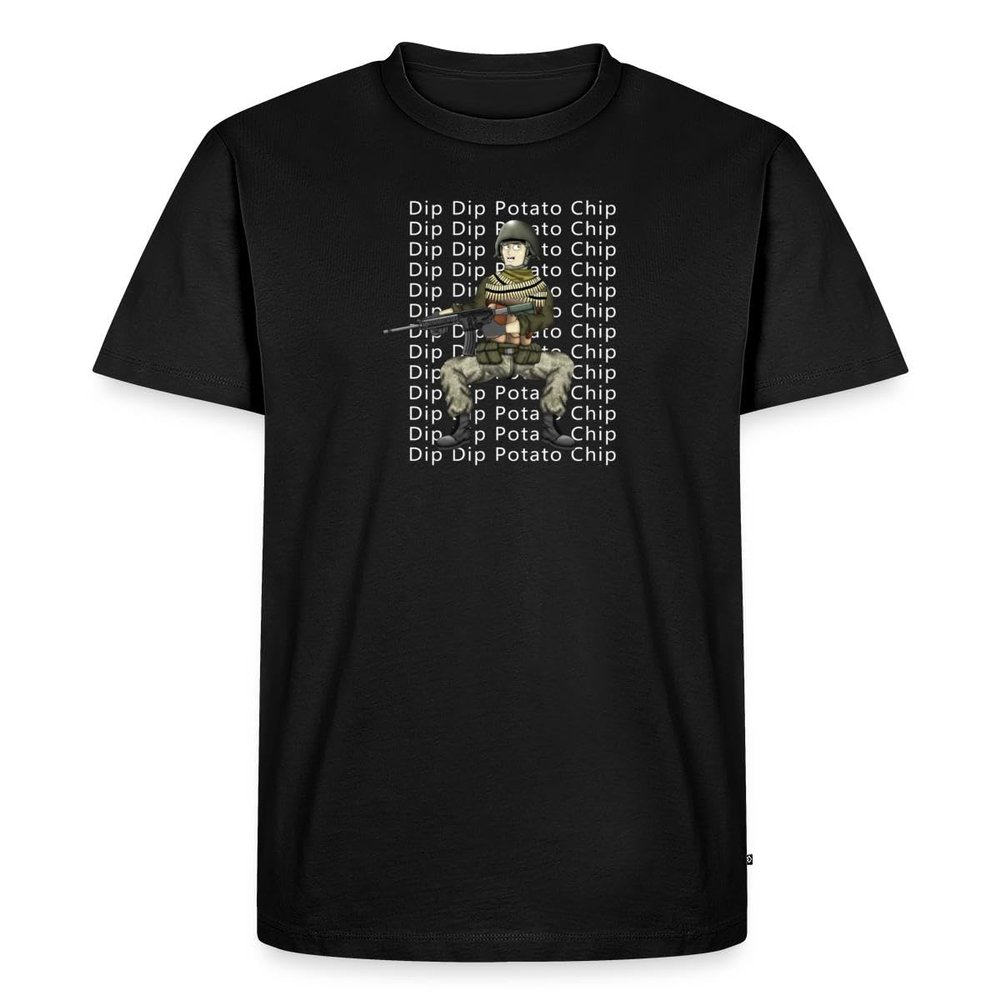 Hank & Jed - Dip Dip Potato Chip Men's Premium T-Shirt Black