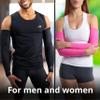 CompressionZ Compression Arm Sleeves for Men & Women| Cooling UV Sun Protection Elbow Pain Relief for All Sports and Recovery Navy: Pair Medium view 4