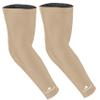 CompressionZ Compression Arm Sleeves for Men & Women| Cooling UV Sun Protection Elbow Pain Relief for All Sports and Recovery Nude: Pair Small view 1