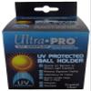 UV Display Series 3 Ultra Pro Square Baseball Display Holder w/Stand UV Protection New Lot Set (3 Baseball Cubes), Clear view 2