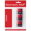 Mauve Sports Cyber Wet Tennis Overgrip 3 Pack (Red) view 1