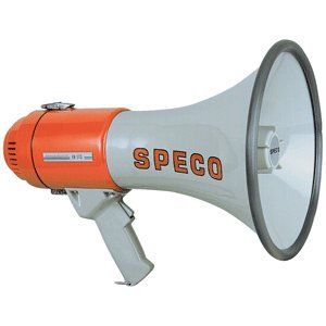 Speco Er370 Deluxe Megaphone With Siren 16 Watts