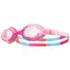TYR Swimple Tie-Dye Kids' Swim Goggles - Non-Mirrored Swimming Goggles for Competitive Training and Recreation - Anti-Fog, UVA/UVB Protection, Watertight Seal - Pink/White view 1