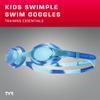 TYR Swimple Tie-Dye Kids' Swim Goggles - Non-Mirrored Swimming Goggles for Competitive Training and Recreation - Anti-Fog, UVA/UVB Protection, Watertight Seal - Pink/White view 3