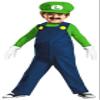 Disguise Super Mario Bros. Luigi Costume, Officially Licensed Super Mario Bros. Costume for Toddlers, Medium (3T-4T) view 1