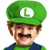Disguise Super Mario Bros. Luigi Costume, Officially Licensed Super Mario Bros. Costume for Toddlers, Medium (3T-4T) view 2