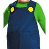 Disguise Super Mario Bros. Luigi Costume, Officially Licensed Super Mario Bros. Costume for Toddlers, Medium (3T-4T) view 3