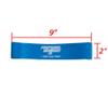 Perform Better Exercise Mini Band, Blue-Heavy - Set of 10 (Exercise Guide Included) (6542-pack) view 3