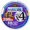Duel Hardcore H3288 PE Line, No. 0.8, Throw, 656.2 ft (200 m), No. 0.8, 82.2 ft (25 m) x 4 Colors, Every 49.2 ft (12.5 m), Black Marking, Throwing view 1