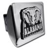 Alabama (Crimson Tide) Shiny Chrome Hitch Cover view 1