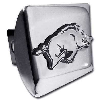 Elektroplate Arkansas (Running Hog) Shiny Chrome Hitch Cover