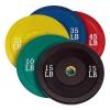 Ader Olympic Color Bumper Plates (260 Lbs + Rack, Bar & Collars) view 2