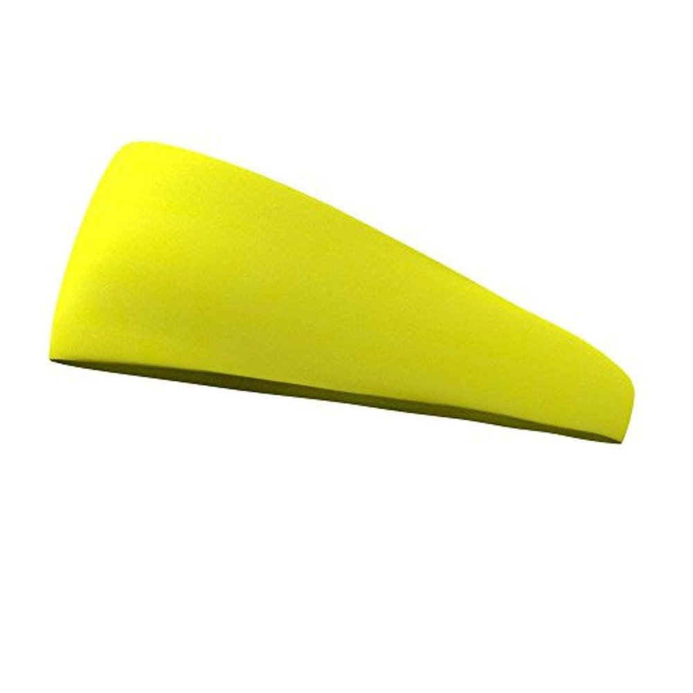 Bondi Band Headbands for Women, Tapered Anti Slip Workout Headbands That Stay In Place, Absorbent, Moisture Wicking, For Running, Yoga, Skiing and More, Athletic Yellow, 4 Inch