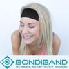 Bondi Band Headbands for Women, Tapered Anti Slip Workout Headbands That Stay In Place, Absorbent, Moisture Wicking, For Running, Yoga, Skiing and More, Athletic Yellow, 4 Inch view 4