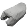 Newport UV Resistant Inflatable Dinghy Boat Cover, Grey, 9-10-Feet view 4