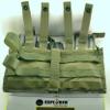 EXPLORER Triple Mag Holder, Olive Green, 12-Inch x 1-Feet x 6.5-Inch view 2