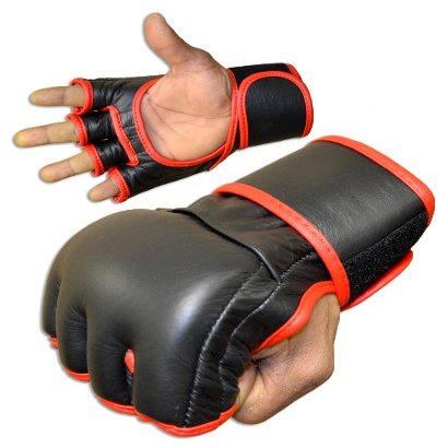 MMA Fight Gloves - All Leather (X-Large)