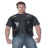 Underwraps Men's Biker Vest, Black, One Size view 1