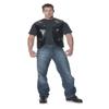 Underwraps Men's Biker Vest, Black, One Size view 4
