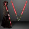 FlashingBlinkyLights Double Sided Swords Sabers with Red LEDs & Sounds view 3