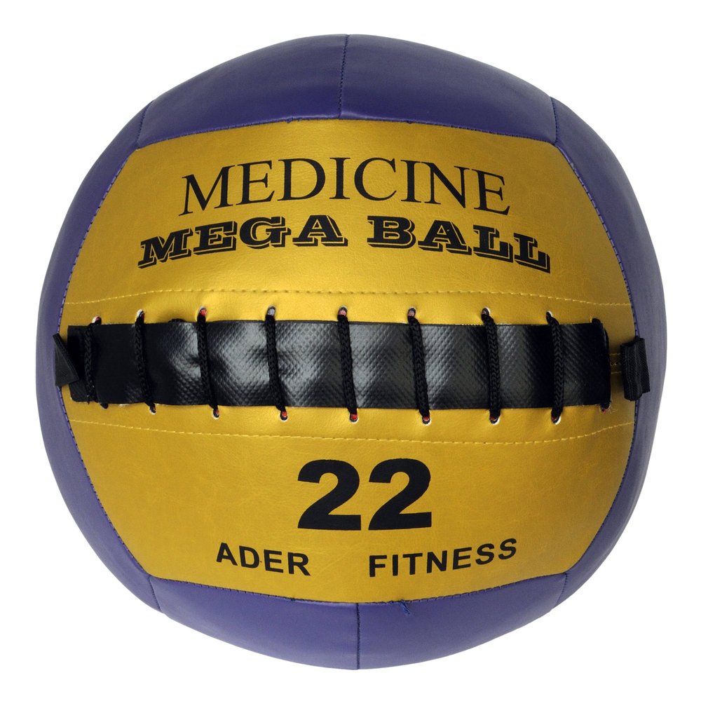 Ader Soft Mega Medicine Ball 2,3,4,5,6, 8,10,12,14,16,18,20,22,25 Lbs (22 Lbs)