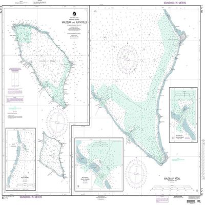 NGA Chart 81771: Maloelap and AUR Atolls (Marshall Islands)