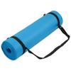 Fitvids 1/2-Inch Thick High Density Foam Exercise Yoga Mat with Carrying Strap, For Cushioning The Body Against Hard Floors, Blue view 1