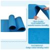 Fitvids 1/2-Inch Thick High Density Foam Exercise Yoga Mat with Carrying Strap, For Cushioning The Body Against Hard Floors, Blue view 3