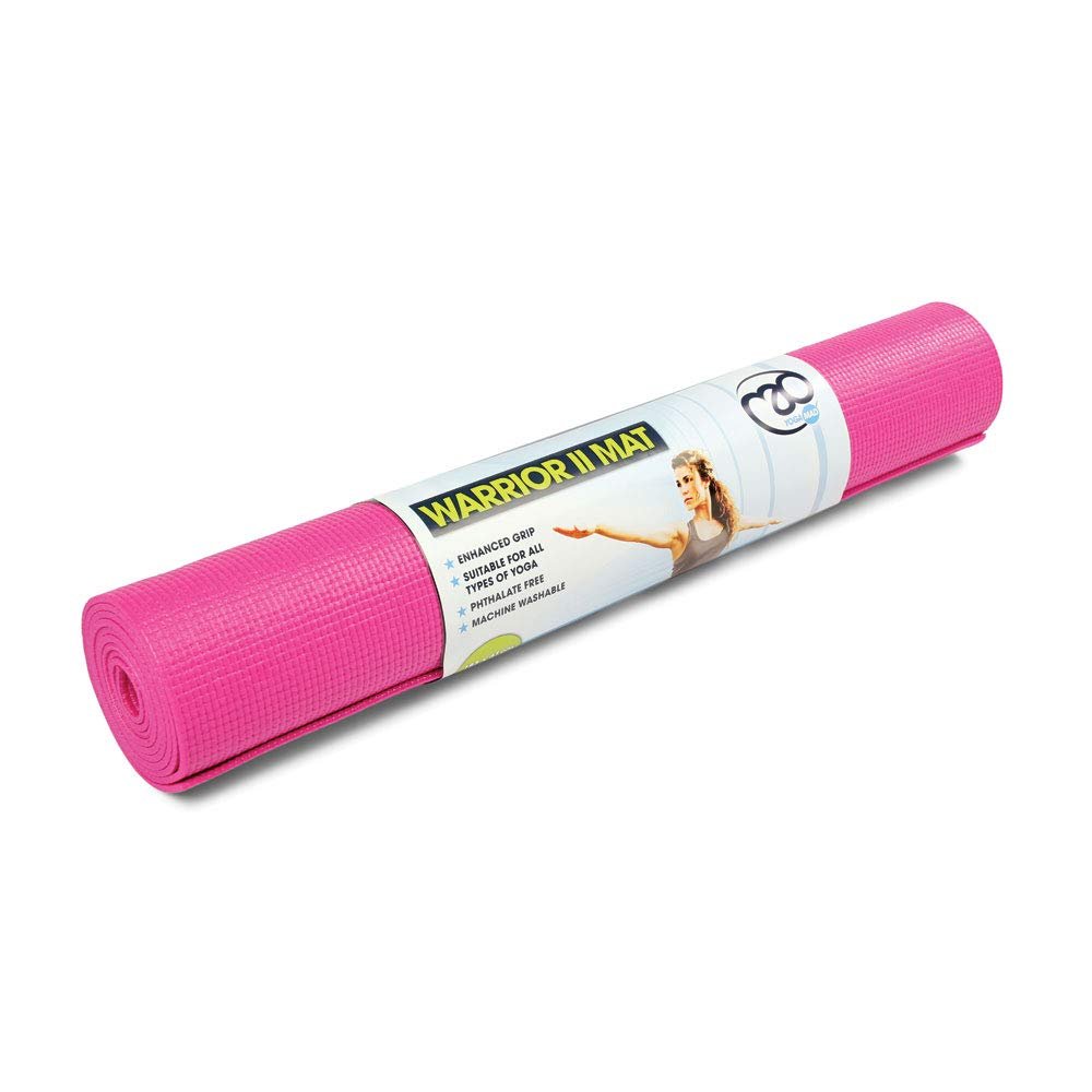 Fitness Mad Warrior Yoga Mat II, Pink, One Size