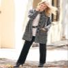 Woman Within Plus Size Petite Straight-Leg Stretch Ponte-Knit Pull-On Pants - 32 WP, Navy view 3