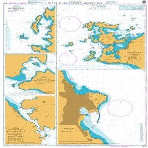 UKHO BA Chart 1675: Plans in The Eastern Aegean Sea