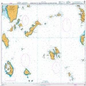 UKHO BA Chart 1040: Nisos iOS to Vrachonisida Kandelioussa