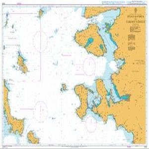 UKHO BA Chart 1087: Aegean Sea Greece and Turkey, Sten Kafira to Edremit Krfezi