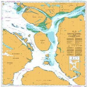 UKHO BA Chart 4940: Grenville Channel to/A Chatham Sound