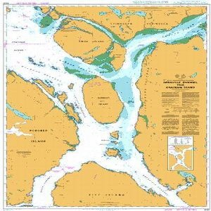 UKHO BA Chart 4940: Grenville Channel to/A Chatham Sound