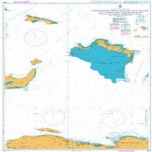 UKHO BA Chart 3907: Passages Between Mayaguana Island and Turks & Caicos is inc Northern Apps to Haiti & Dominican Rep